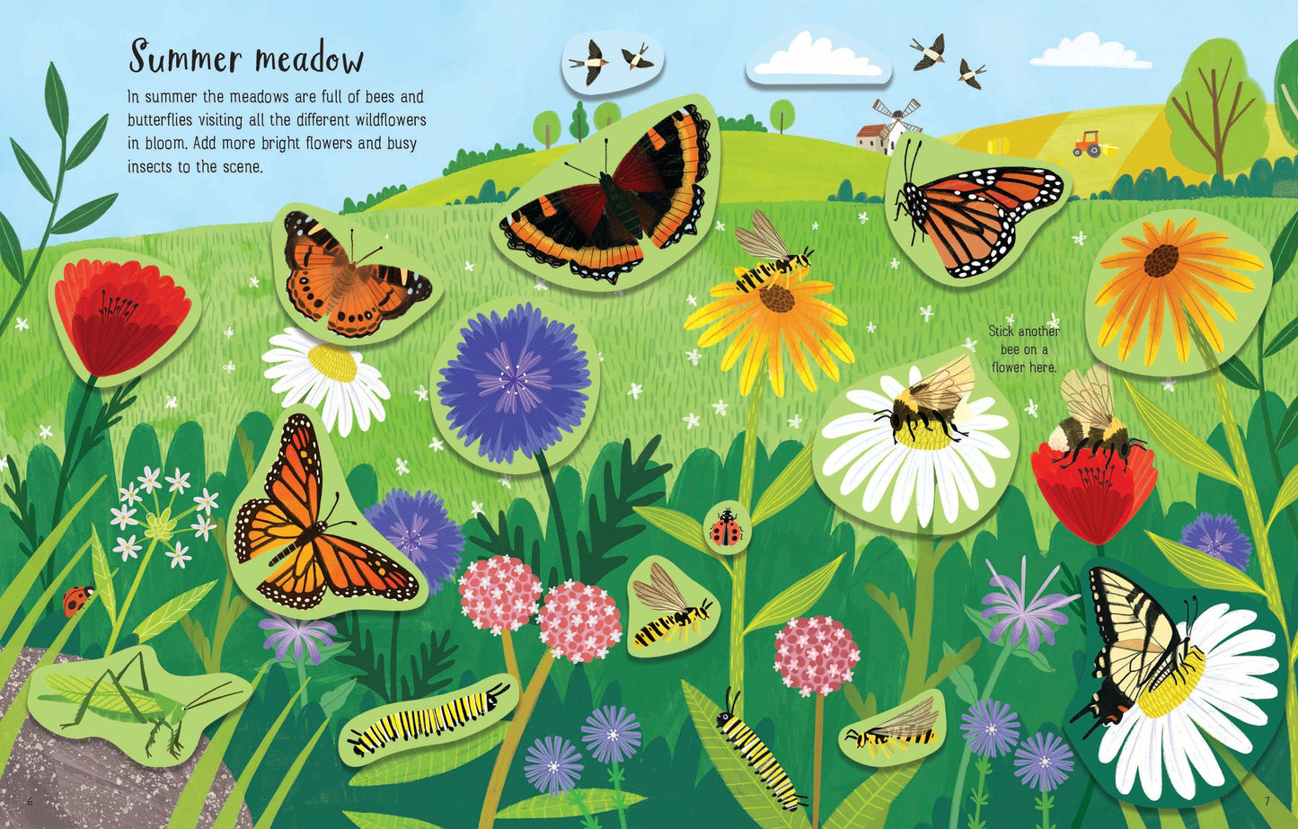 Carte stickere - First Sticker Book Seasons, Usborne