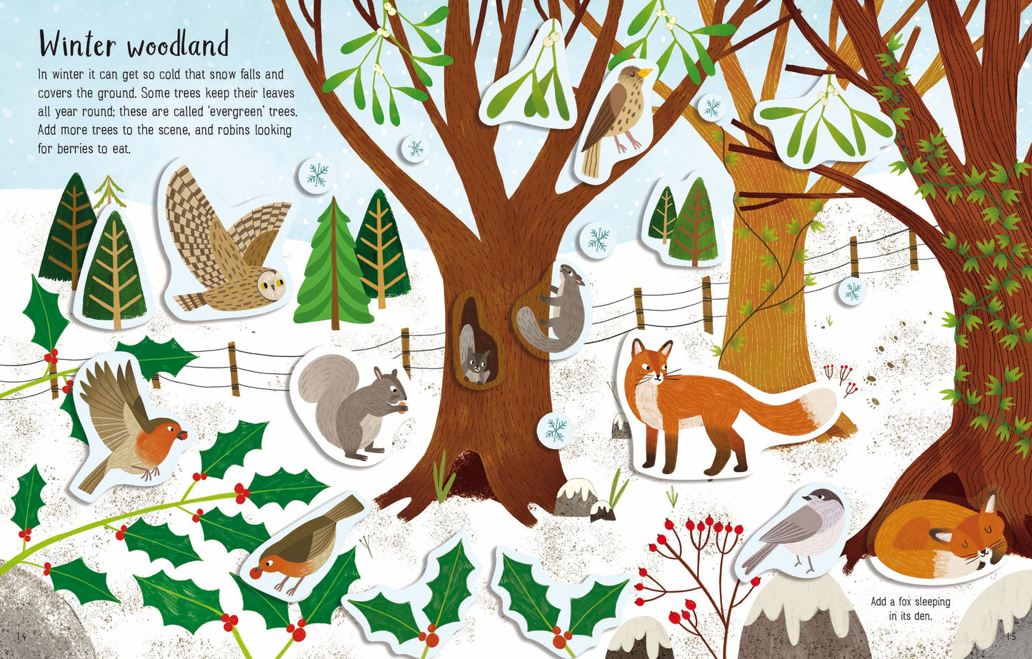 Carte stickere - First Sticker Book Seasons, Usborne