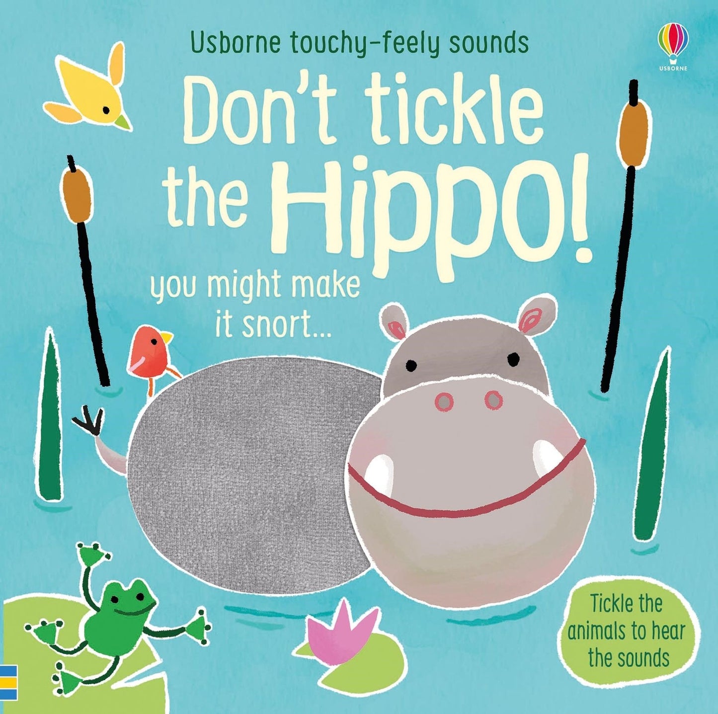 Carte senzoriala cu sunete - Don't Tickle the Hippo!, Usborne