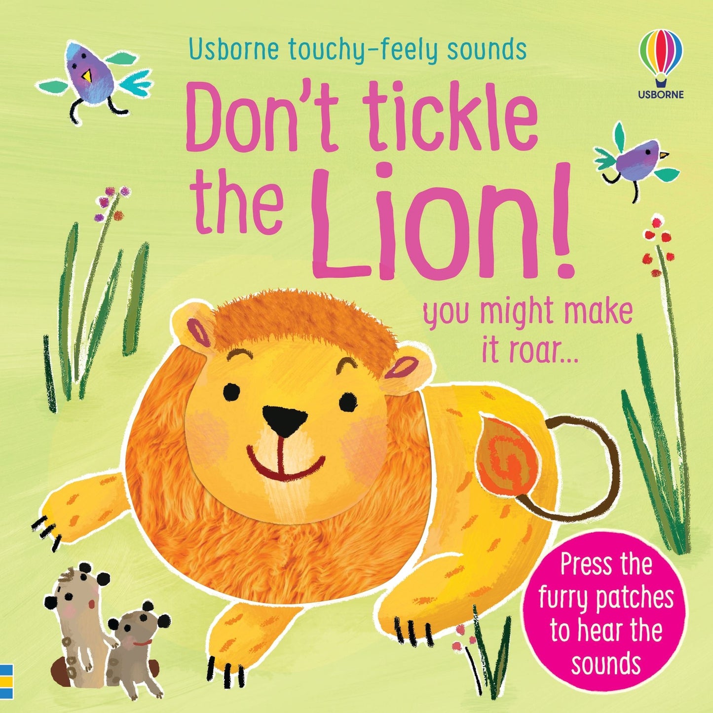 Carte senzoriala cu sunete - Don't Tickle the Lion!, Usborne