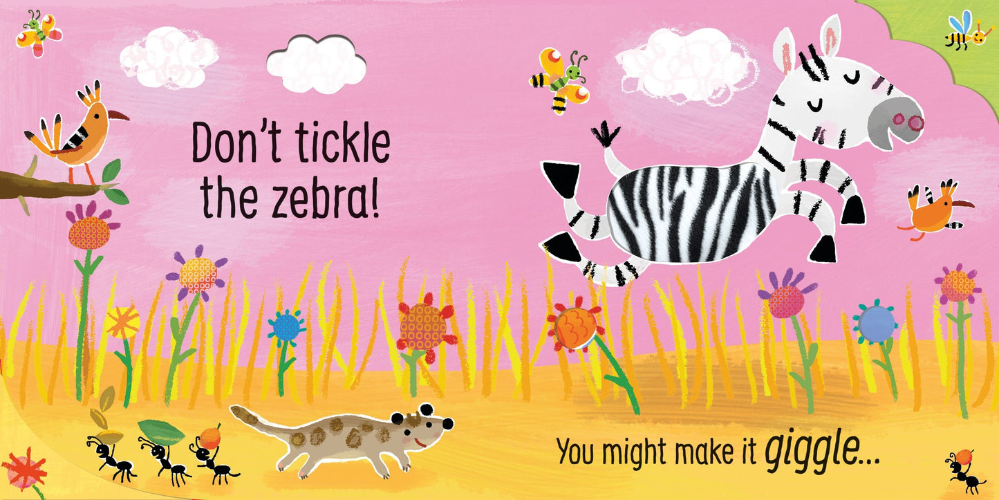 Carte senzoriala cu sunete - Don't Tickle the Lion!, Usborne