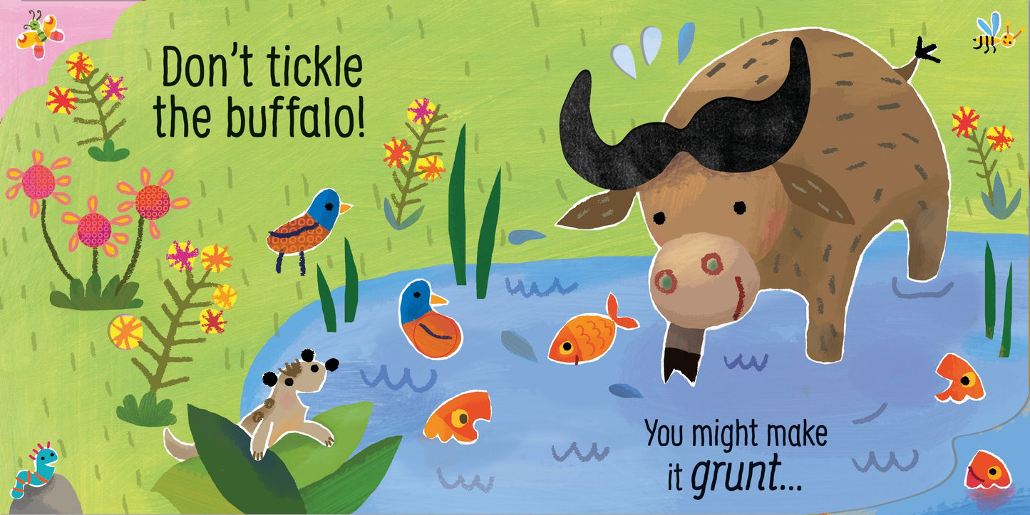 Carte senzoriala cu sunete - Don't Tickle the Lion!, Usborne