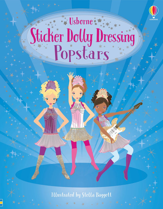 Carte stickere - Sticker Dolly Dressing  Popstars, Usborne