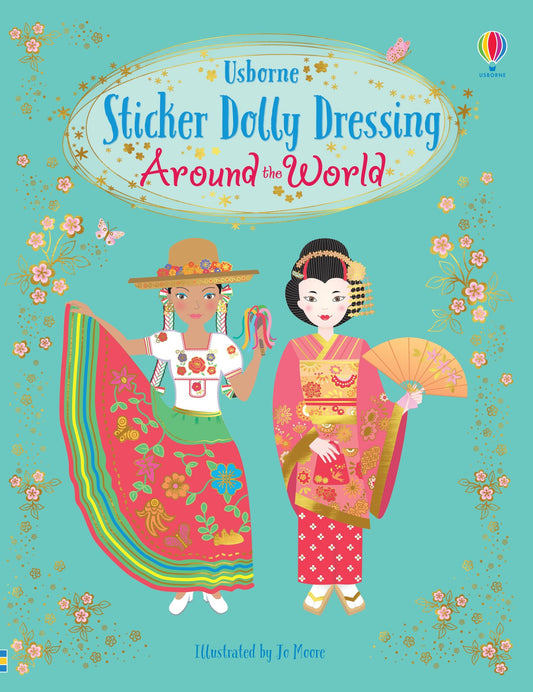 Carte stickere - Sticker Dolly Dressing  Around The World, Usborne