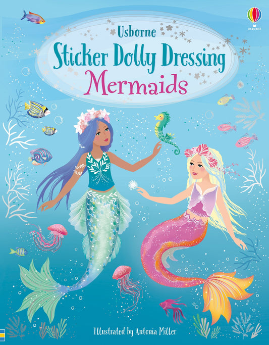 Carte stickere - Sticker Dolly Dressing  Mermaids, Usborne