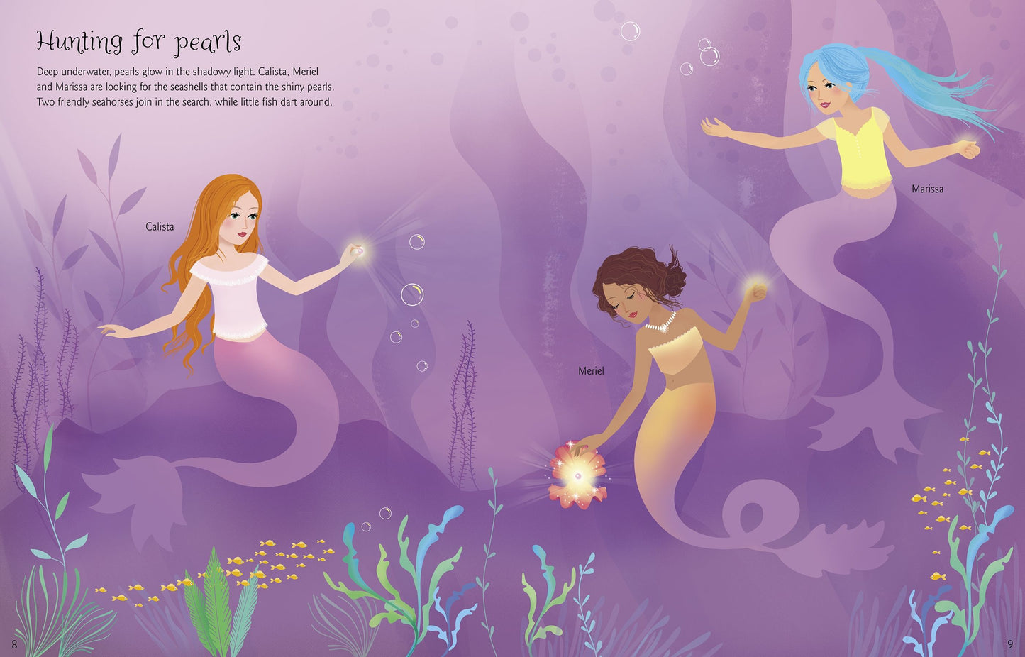 Carte stickere - Sticker Dolly Dressing  Mermaids, Usborne