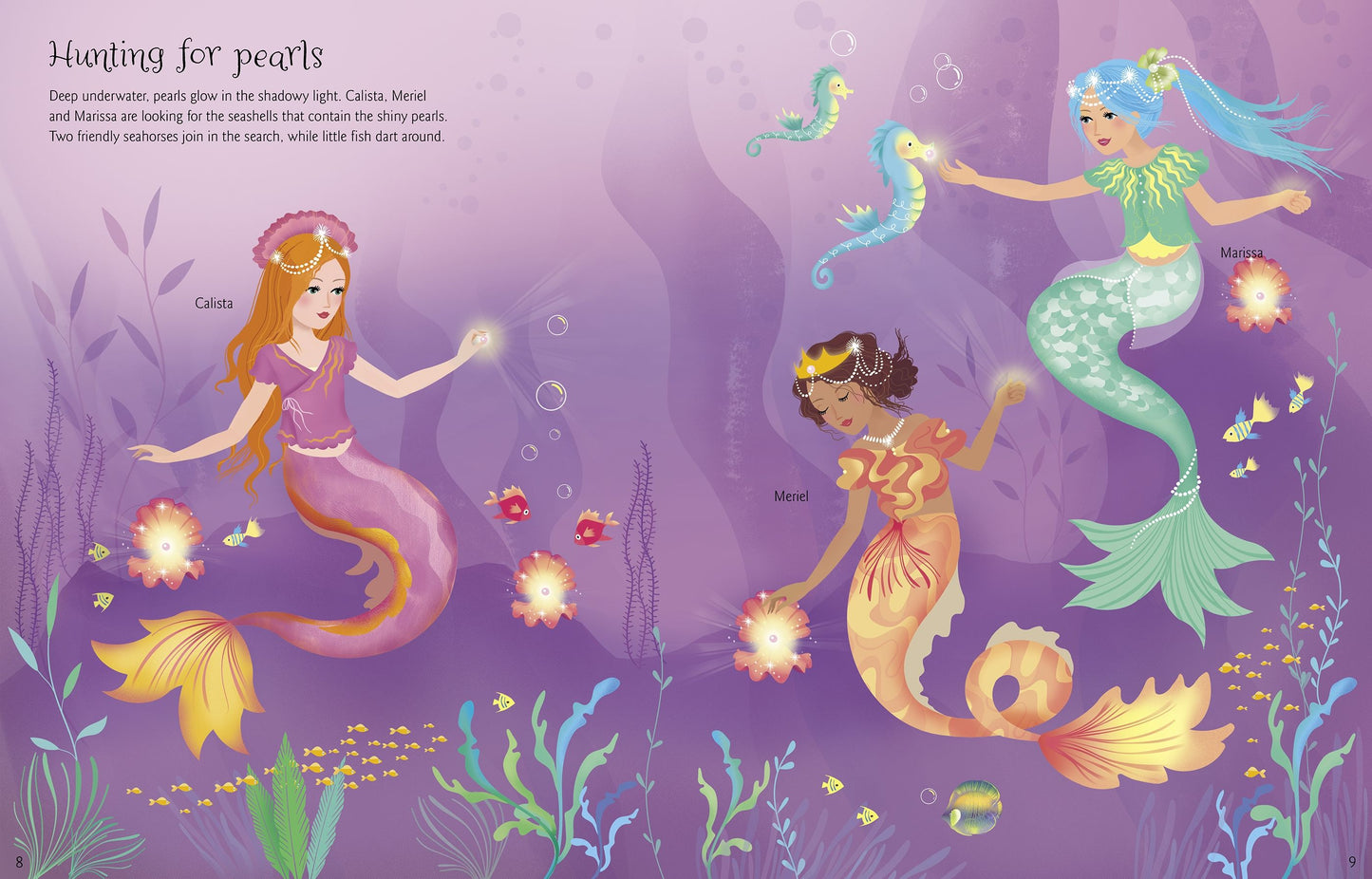 Carte stickere - Sticker Dolly Dressing  Mermaids, Usborne