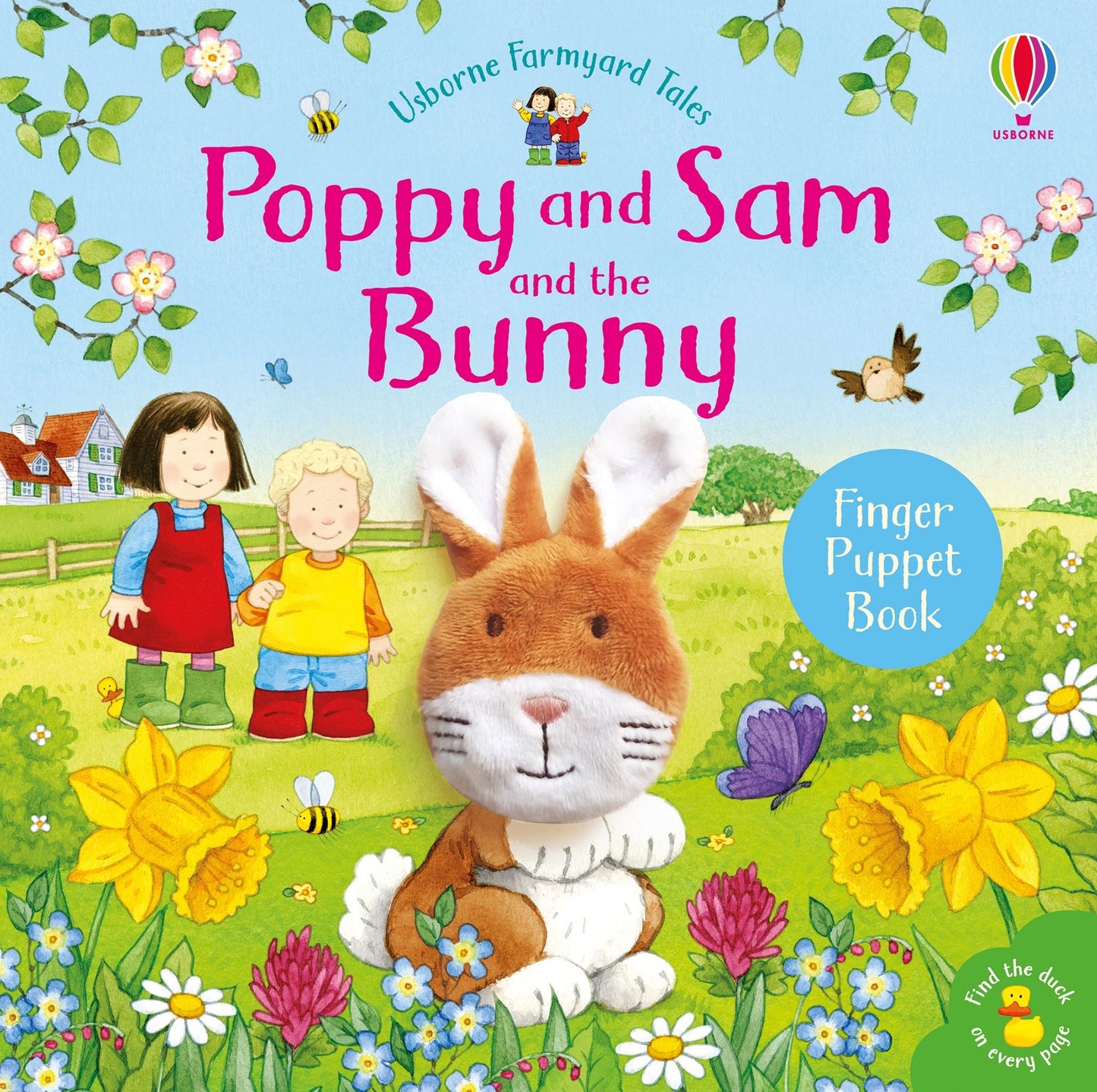 Carte cu marioneta - Poppy and Sam and the Bunny, Usborne