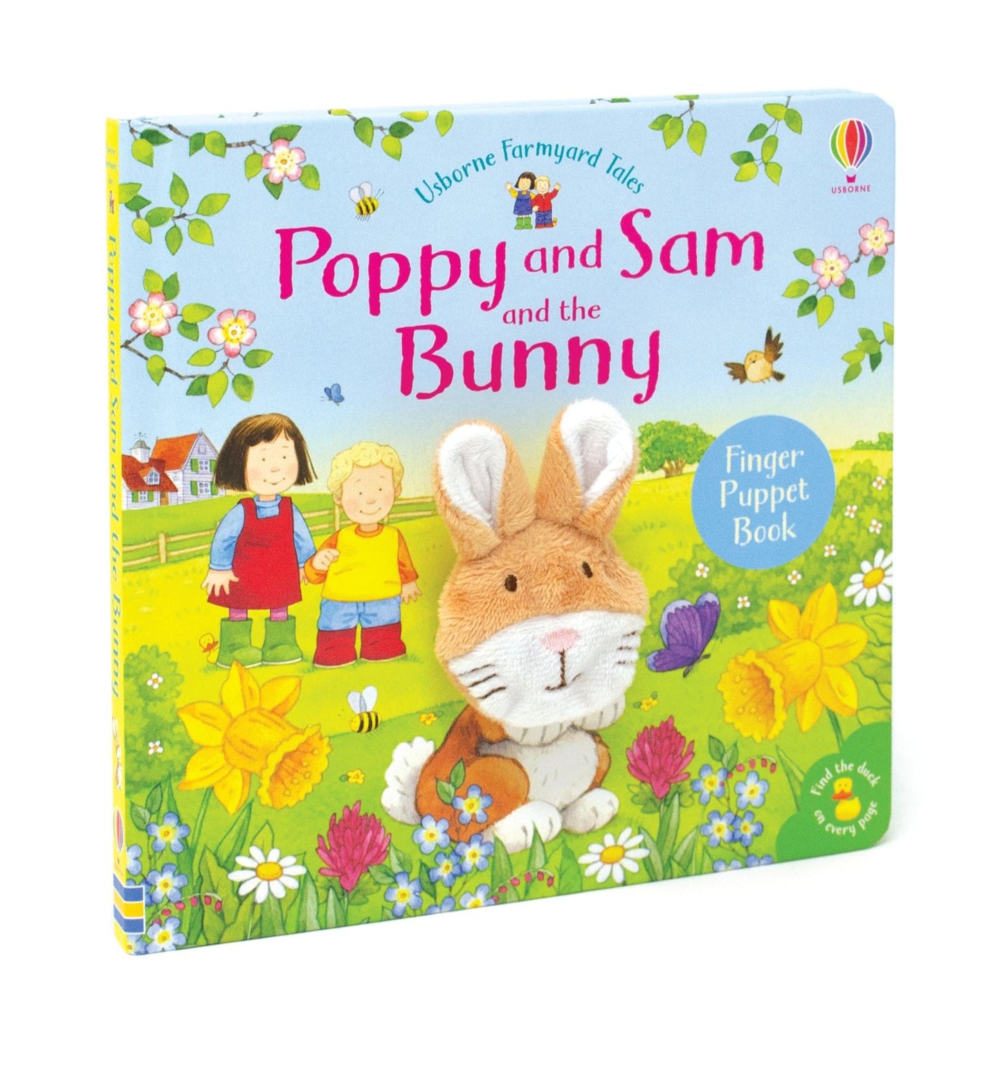 Carte cu marioneta - Poppy and Sam and the Bunny, Usborne
