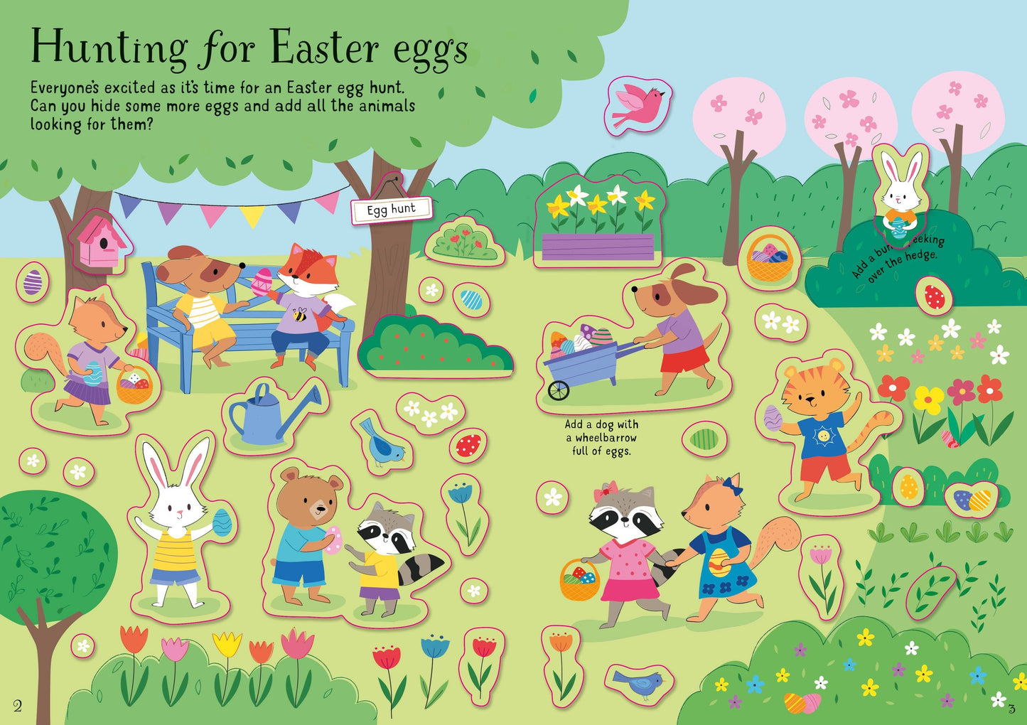 Carte stickere - Little First Stickers Easter, Usborne
