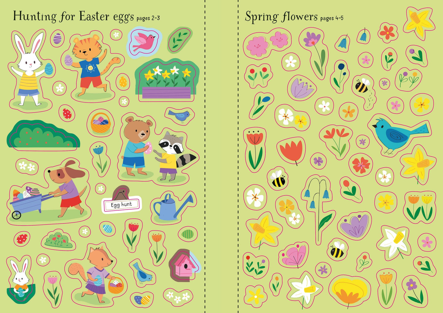 Carte stickere - Little First Stickers Easter, Usborne