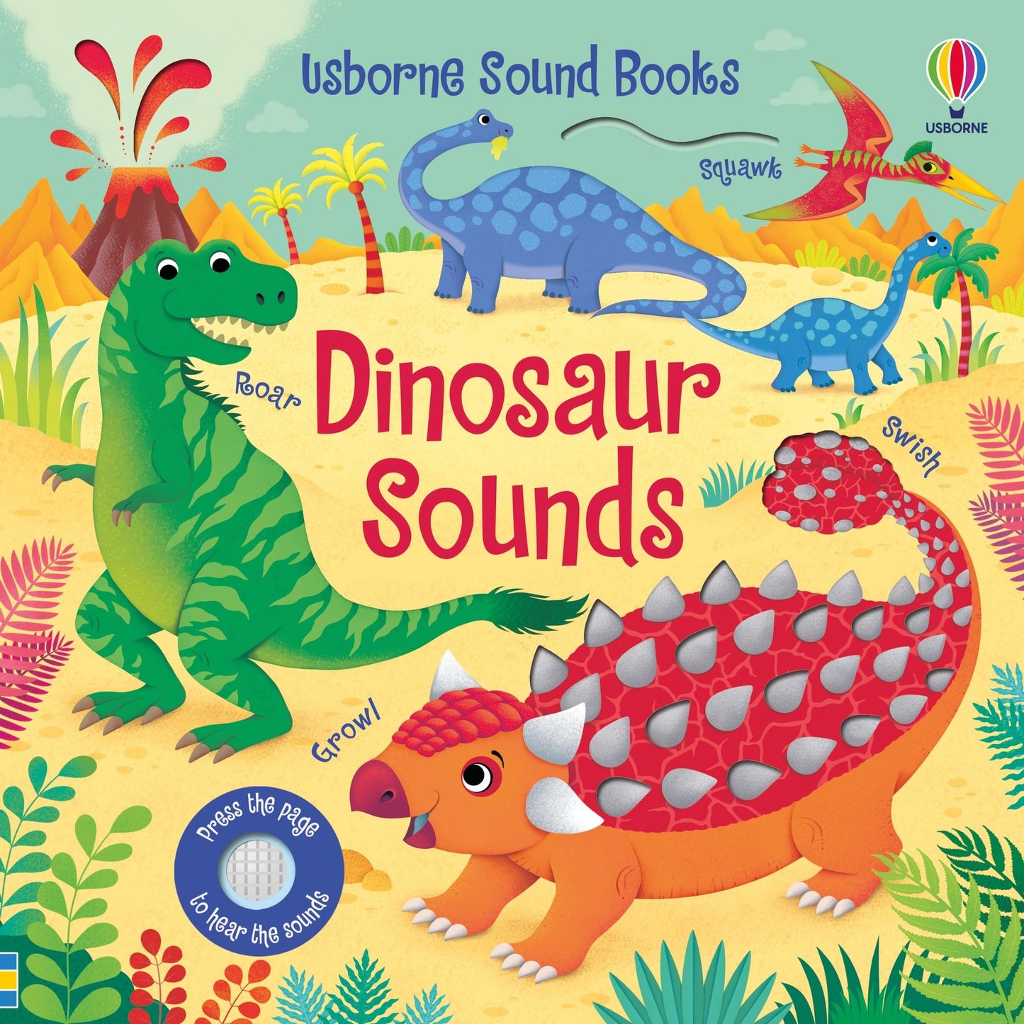 Carte cu sunete - Dinosaur Sounds, Usborne