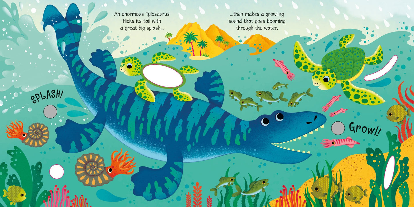 Carte cu sunete - Dinosaur Sounds, Usborne