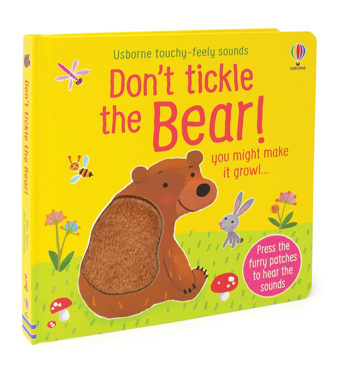 Carte senzorială cu sunete: Don't Tickle the Bear, Usborne, 6 luni+