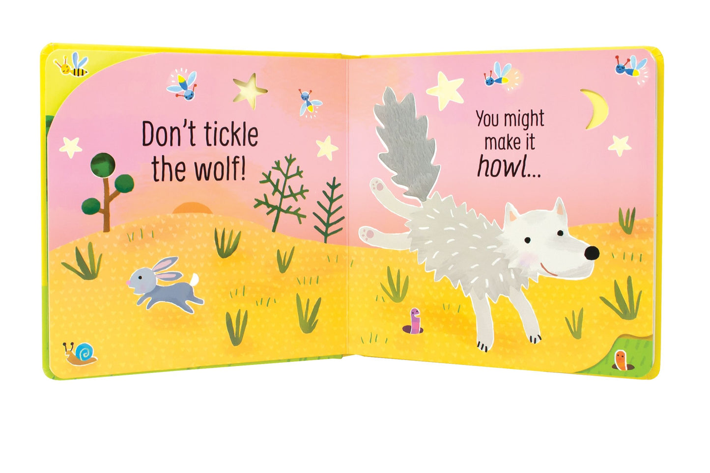Carte senzorială cu sunete: Don't Tickle the Bear, Usborne, 6 luni+