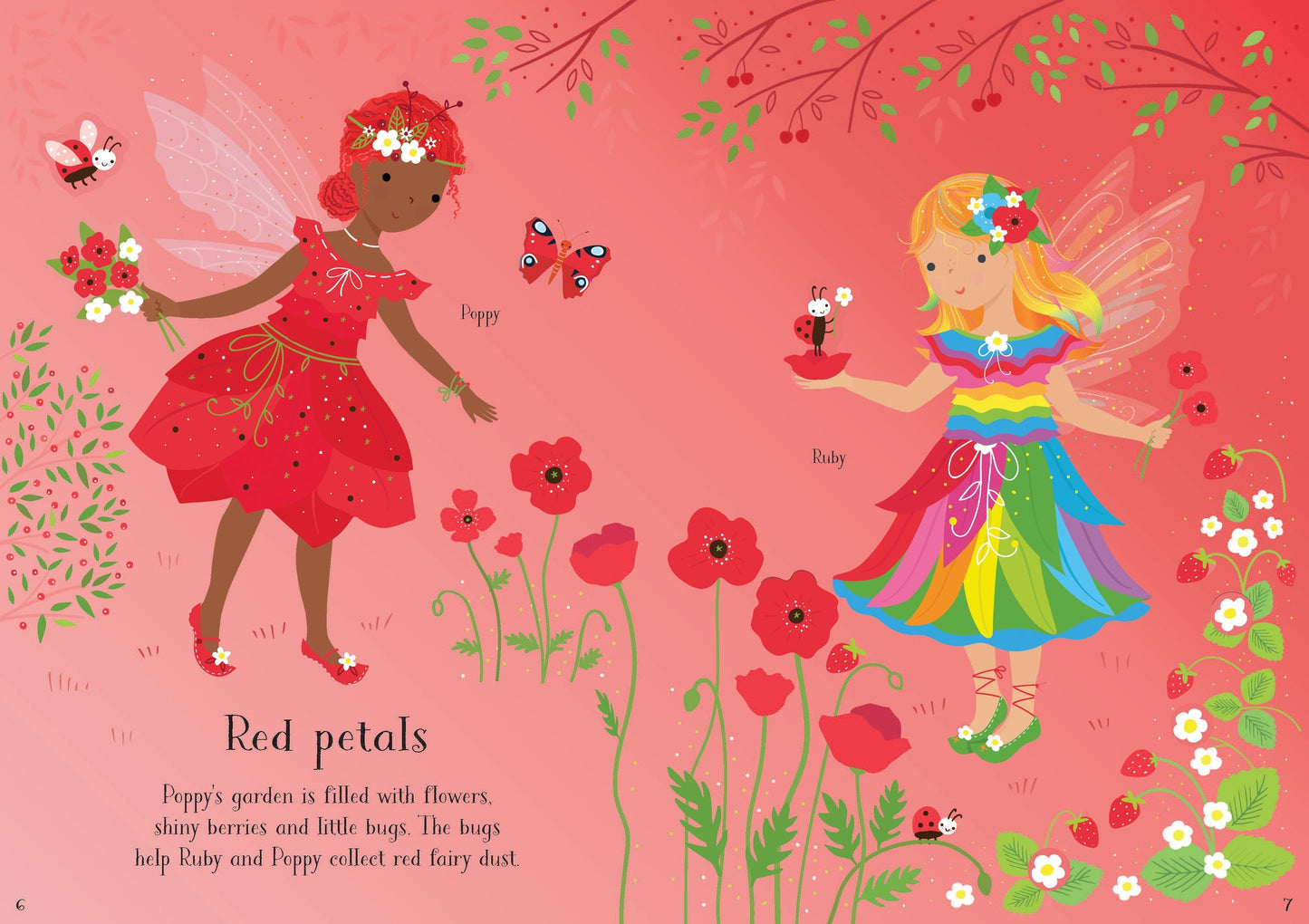 Carte stickere - Sdd Little Sticker Dolly Dressing Rainbow Fairy, Usborne
