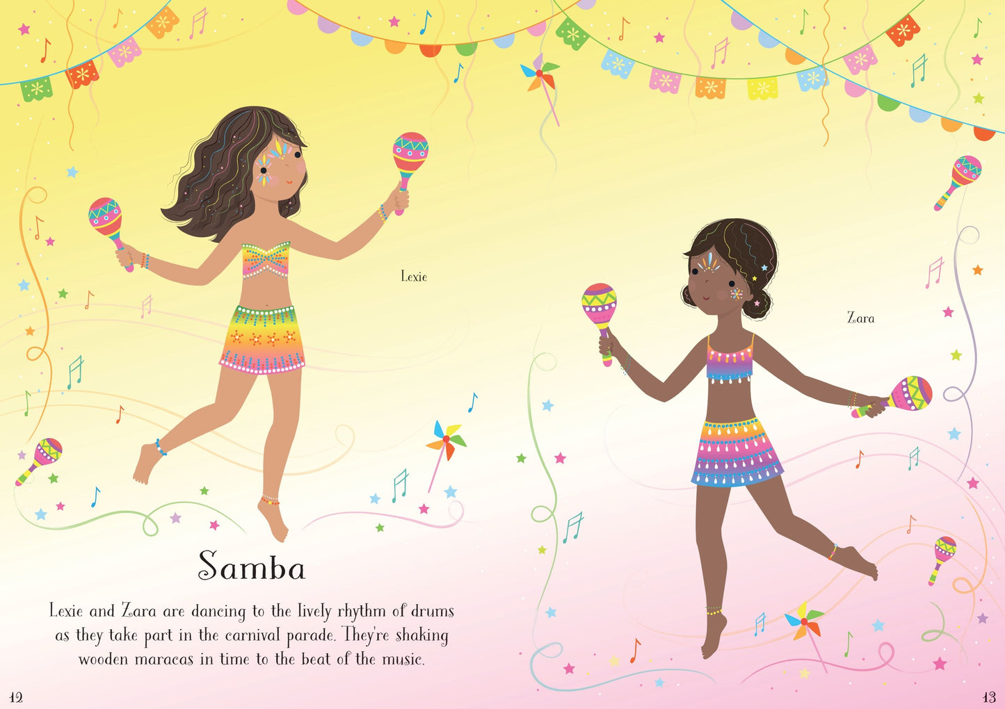 Carte stickere - Sdd Little Sticker Dolly Dressing Carnival, Usborne