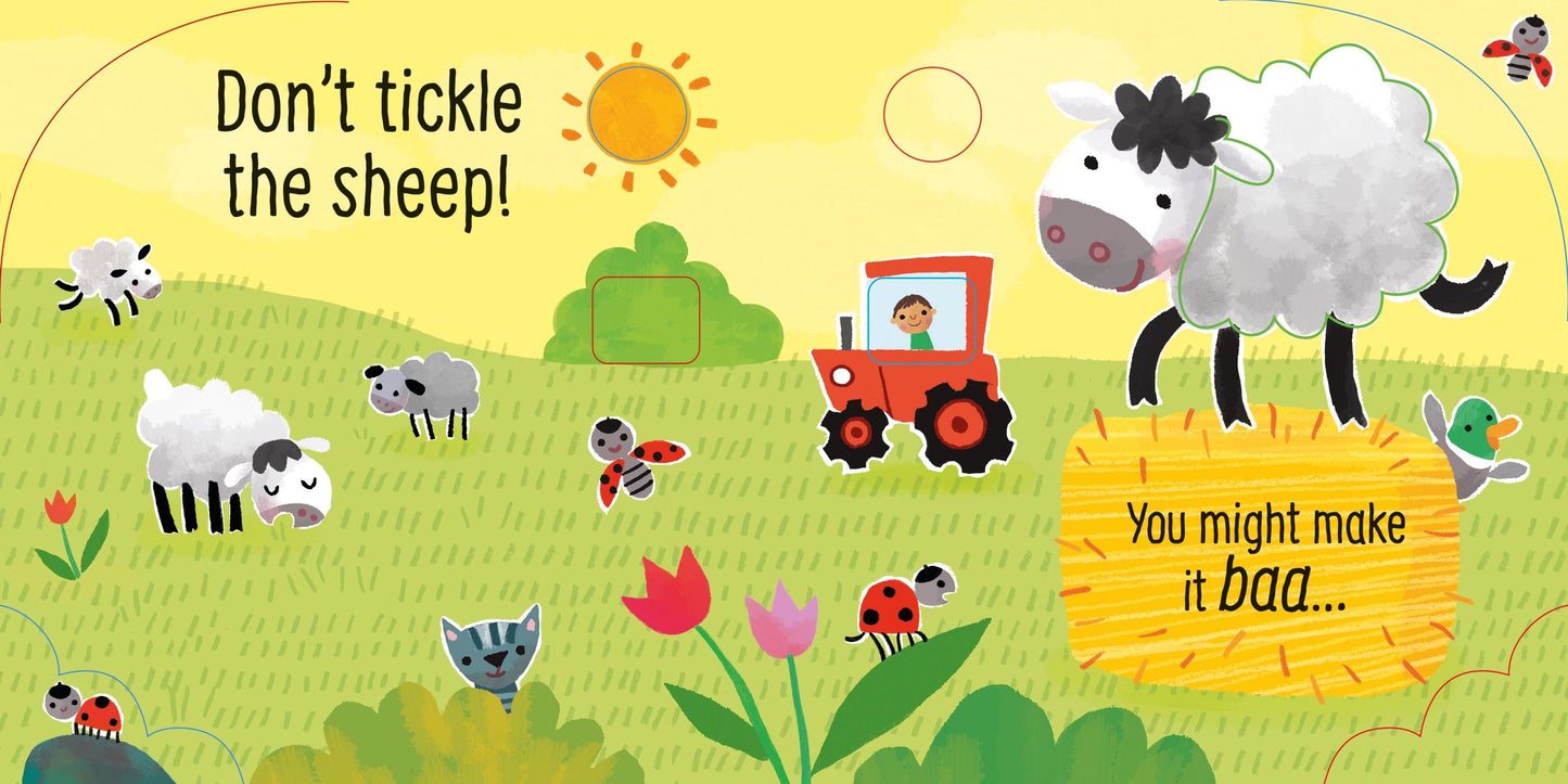 Carte senzoriala cu sunete - Don't Tickle the Pig, Usborne