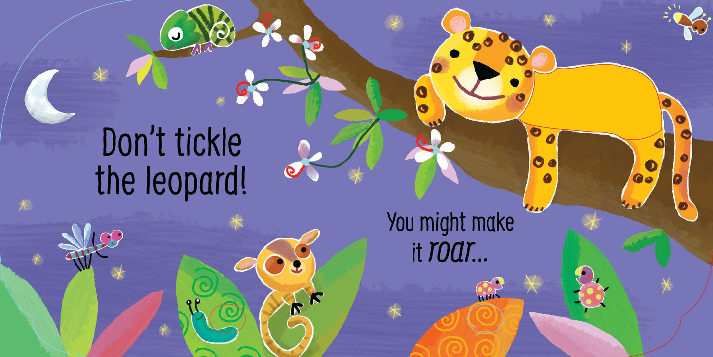 Carte senzoriala cu sunete - Don't Tickle the Crocodile!, Usborne