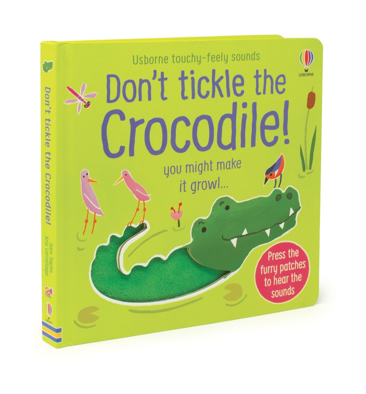 Carte senzoriala cu sunete - Don't Tickle the Crocodile!, Usborne