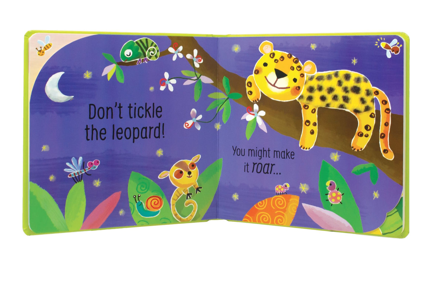 Carte senzoriala cu sunete - Don't Tickle the Crocodile!, Usborne