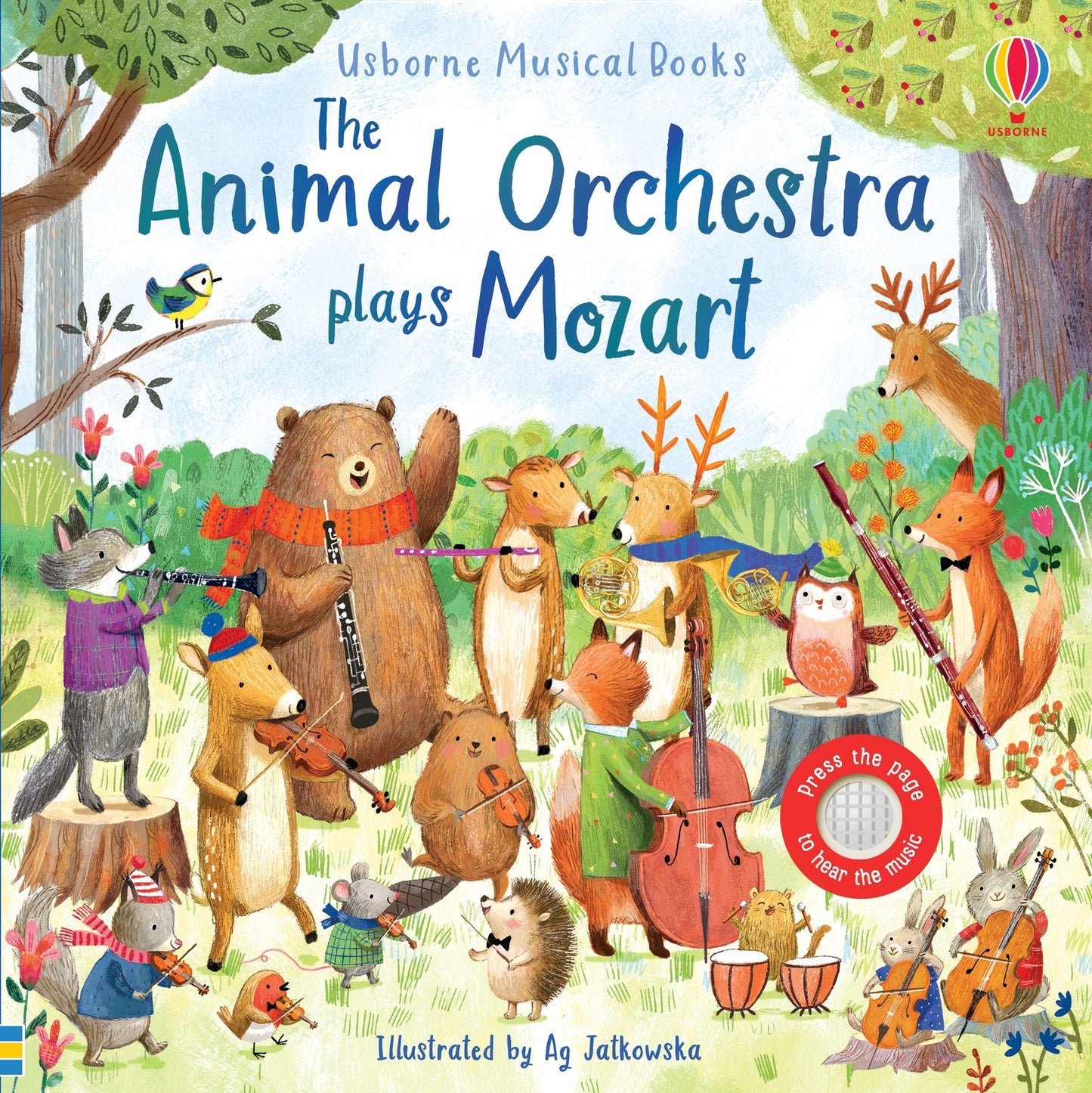 Carte muzicală - The Animal Orchestra Plays Mozart, Usborne