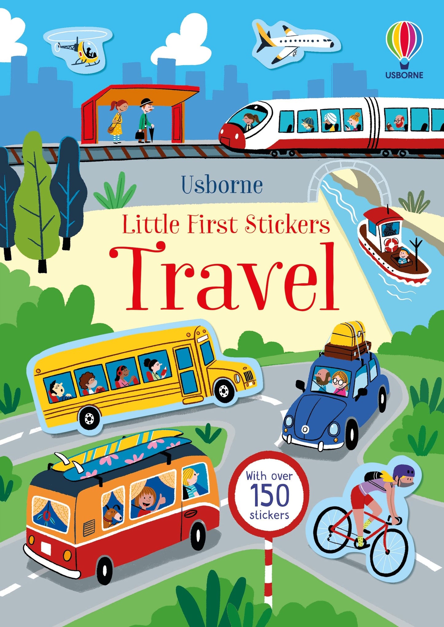 Carte stickere - Little First Stickers Travel, Usborne