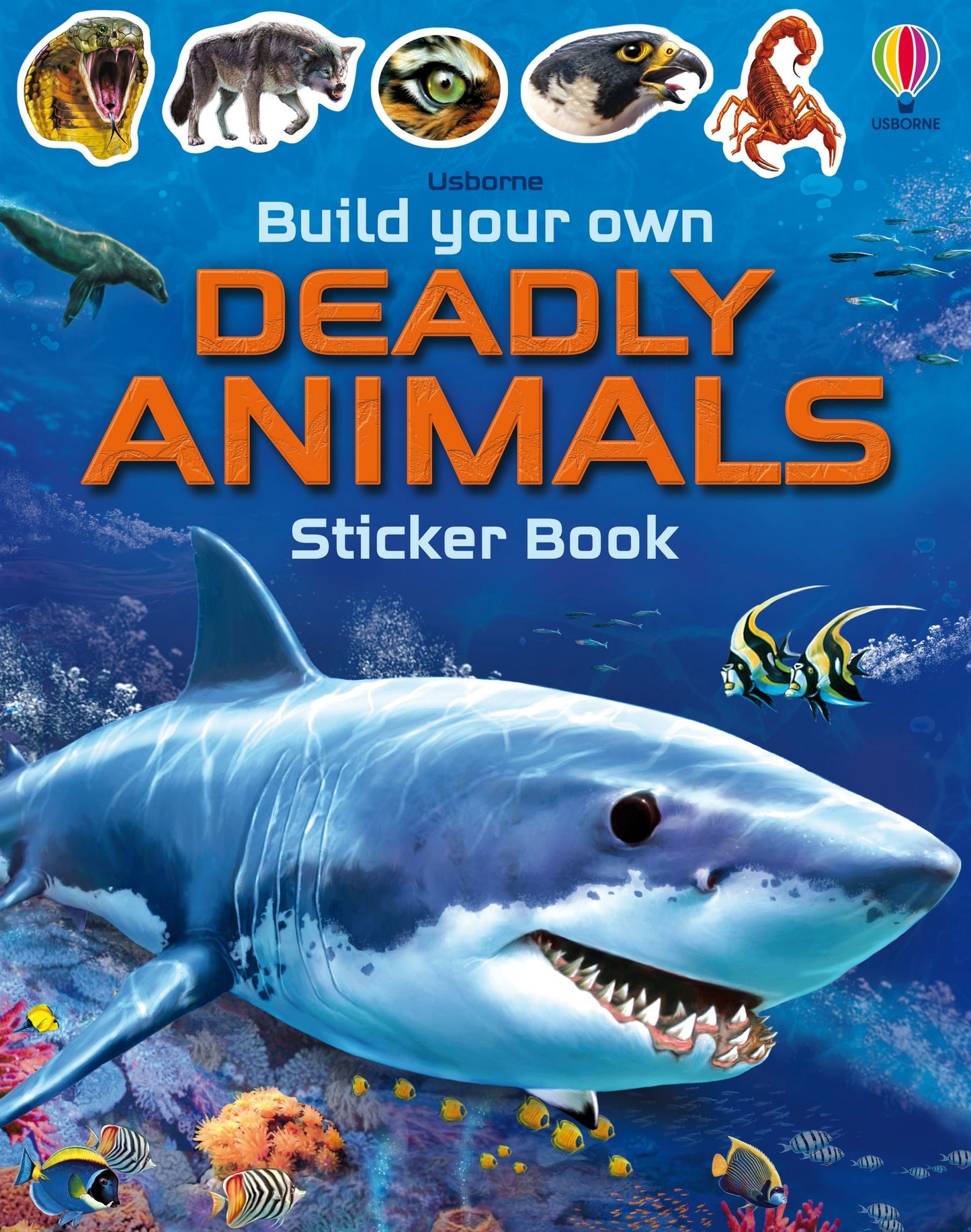 Carte stickere - Build Your Own Deadly Animals, Usborne