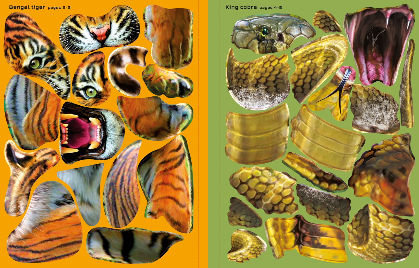 Carte stickere - Build Your Own Deadly Animals, Usborne
