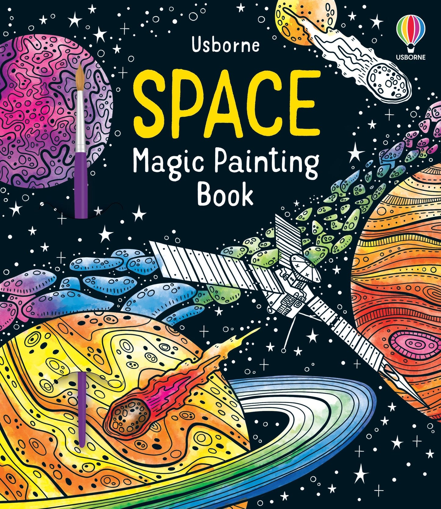 Carte pictura cu apa - Magic Painting Space, Usborne