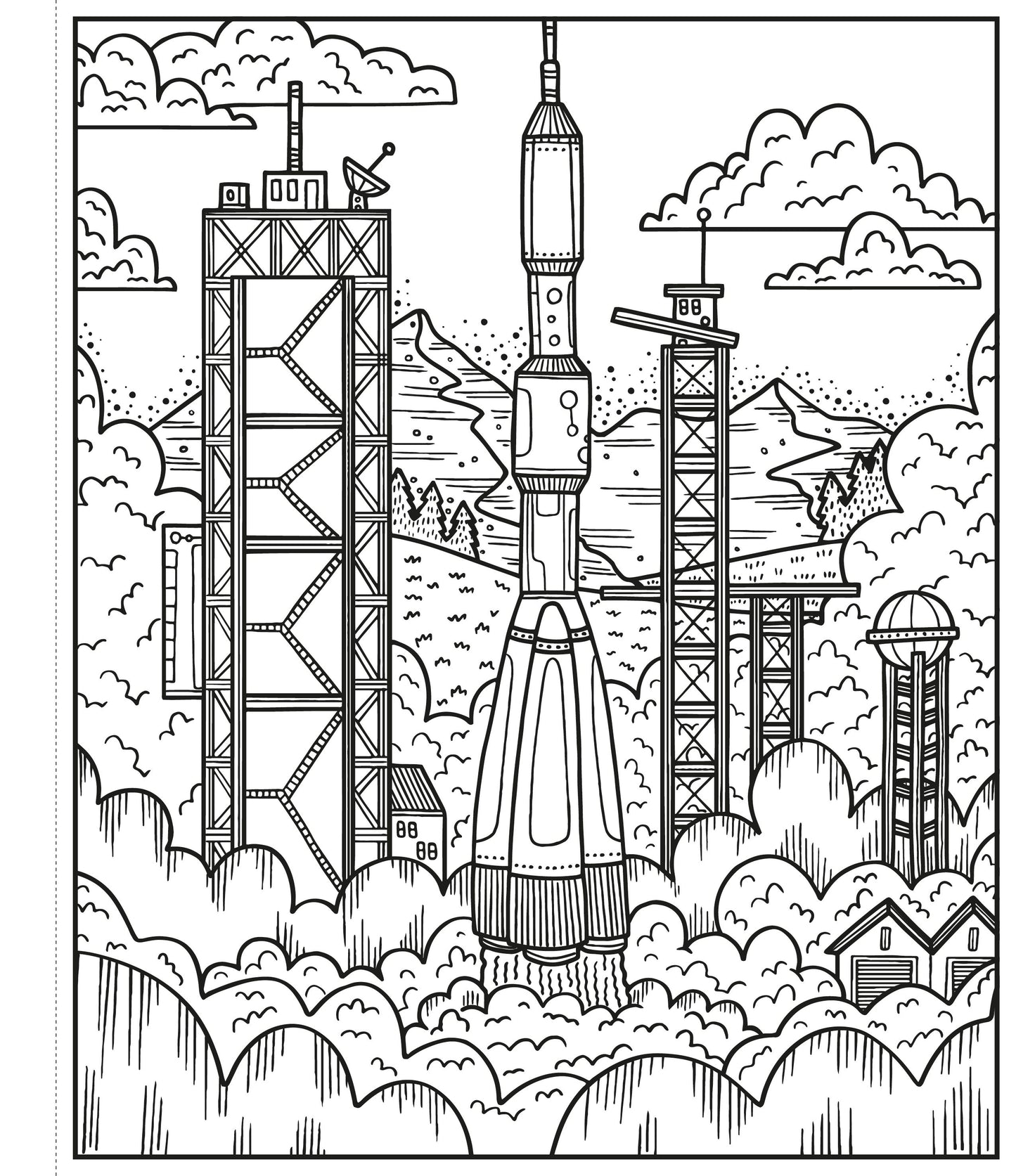 Carte pictura cu apa - Magic Painting Space, Usborne