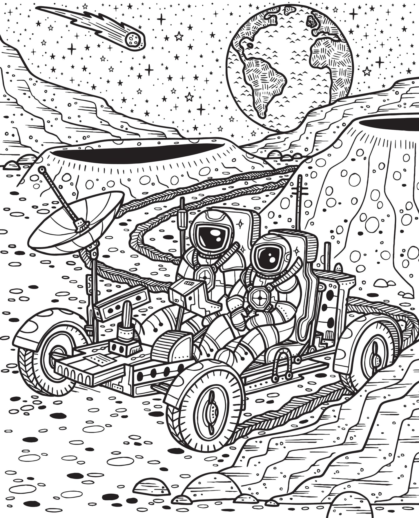 Carte pictura cu apa - Magic Painting Space, Usborne