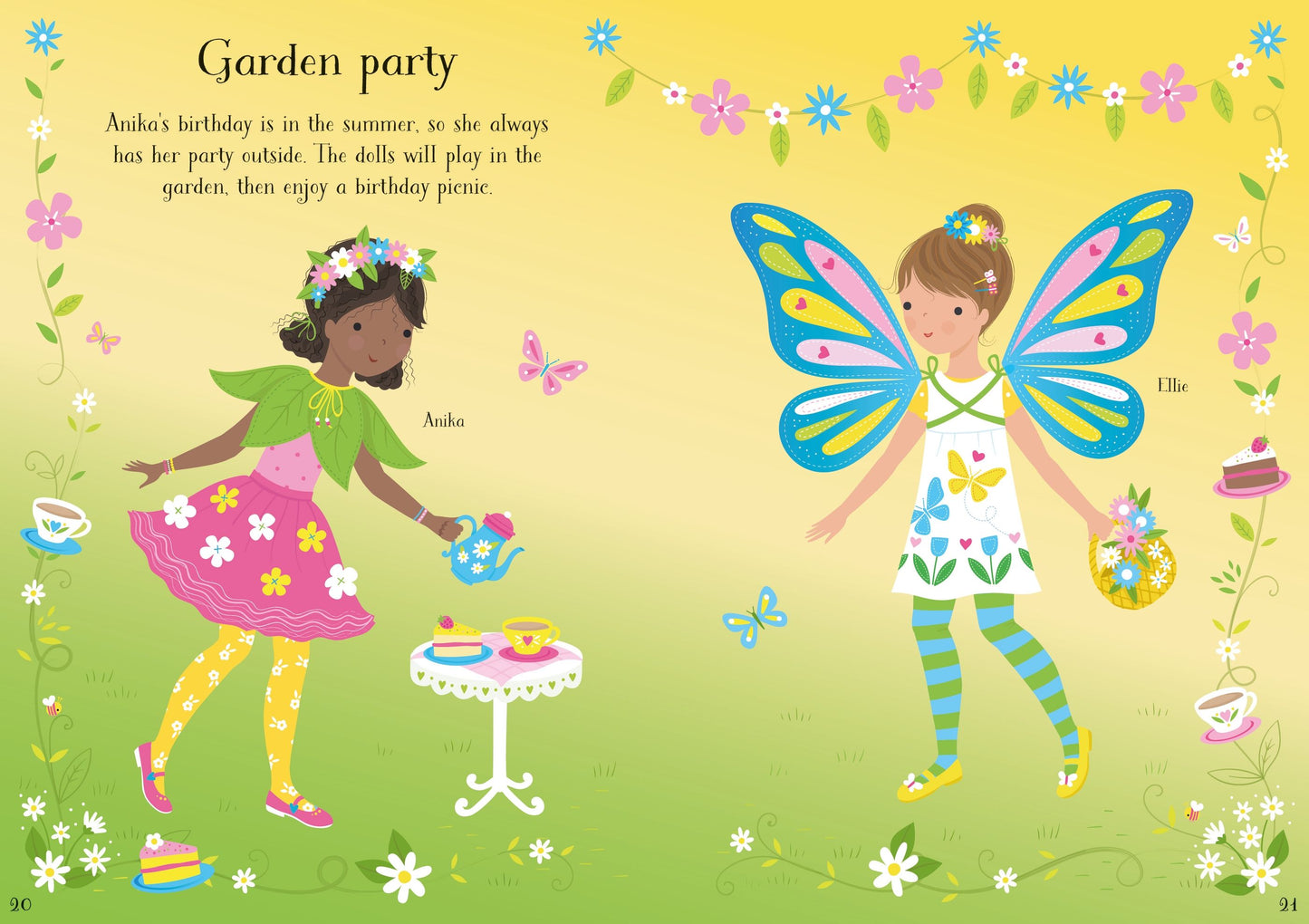 Carte stickere - Sdd Little Sticker Dolly Dressing Parties, Usborne