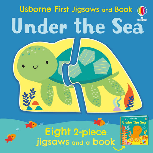 Set puzzle si carte - Usborne First Jigsaws Under The Sea, Usborne