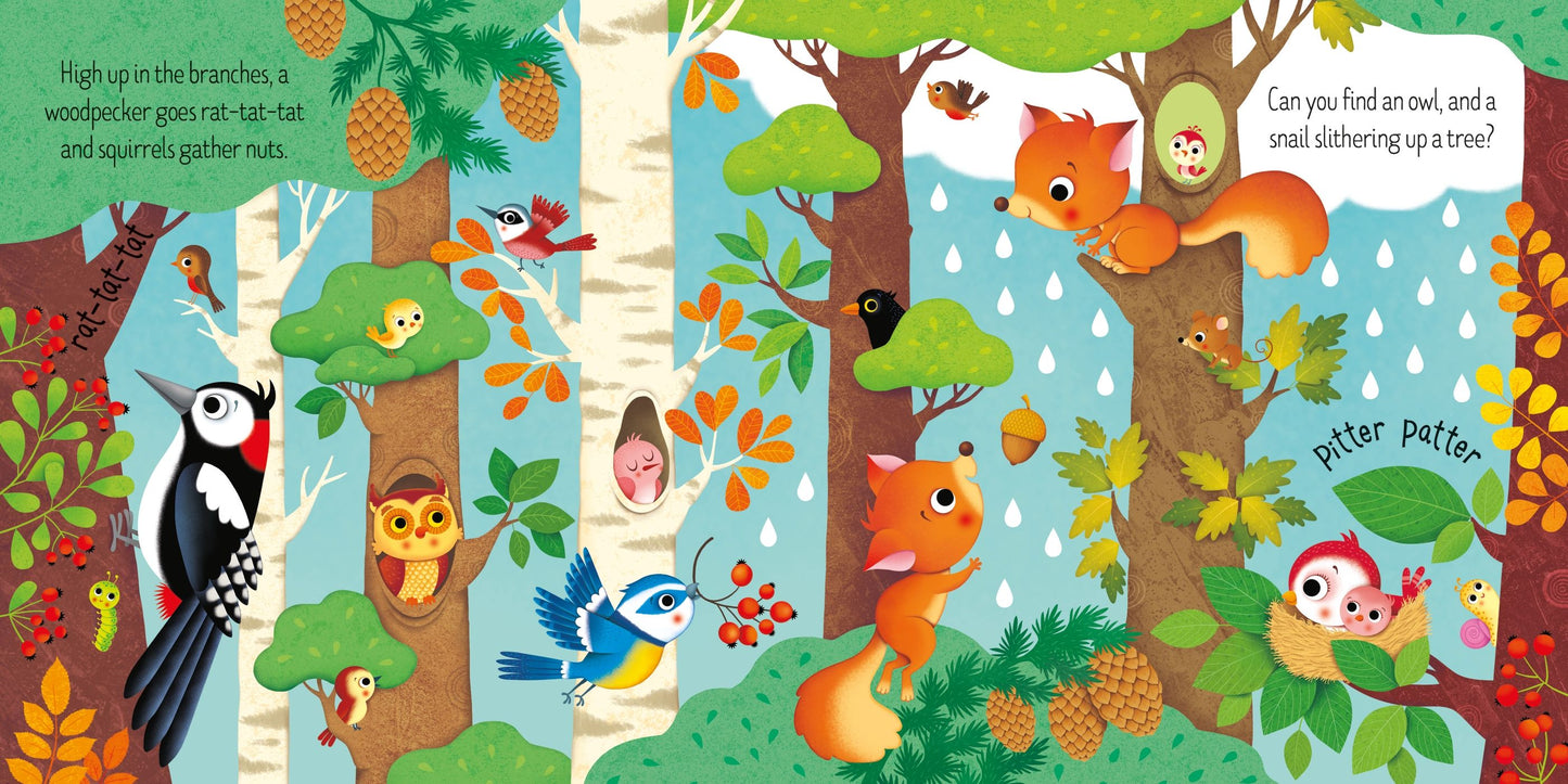 Set puzzle si carte - Usborne Book And 3 Jigsaws: Woodland, Usborne