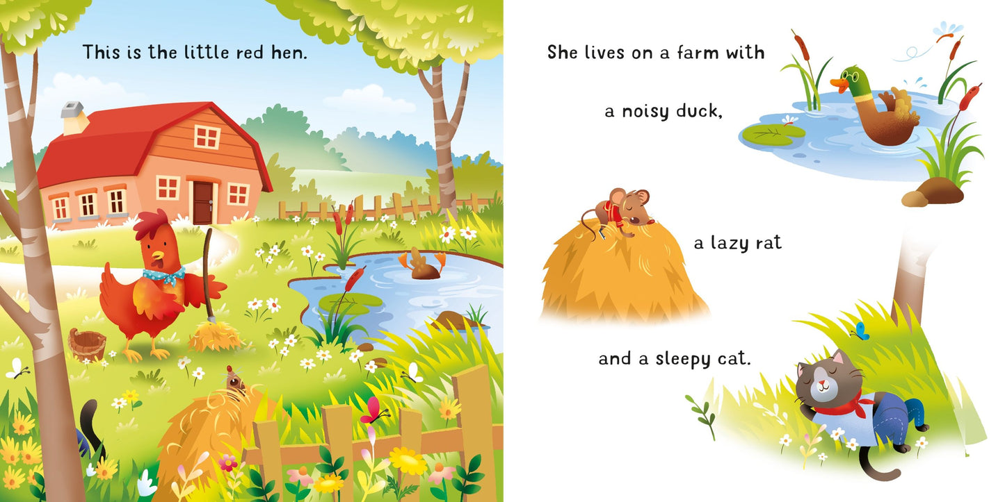 Carte copii - The Little Red Hen, Usborne