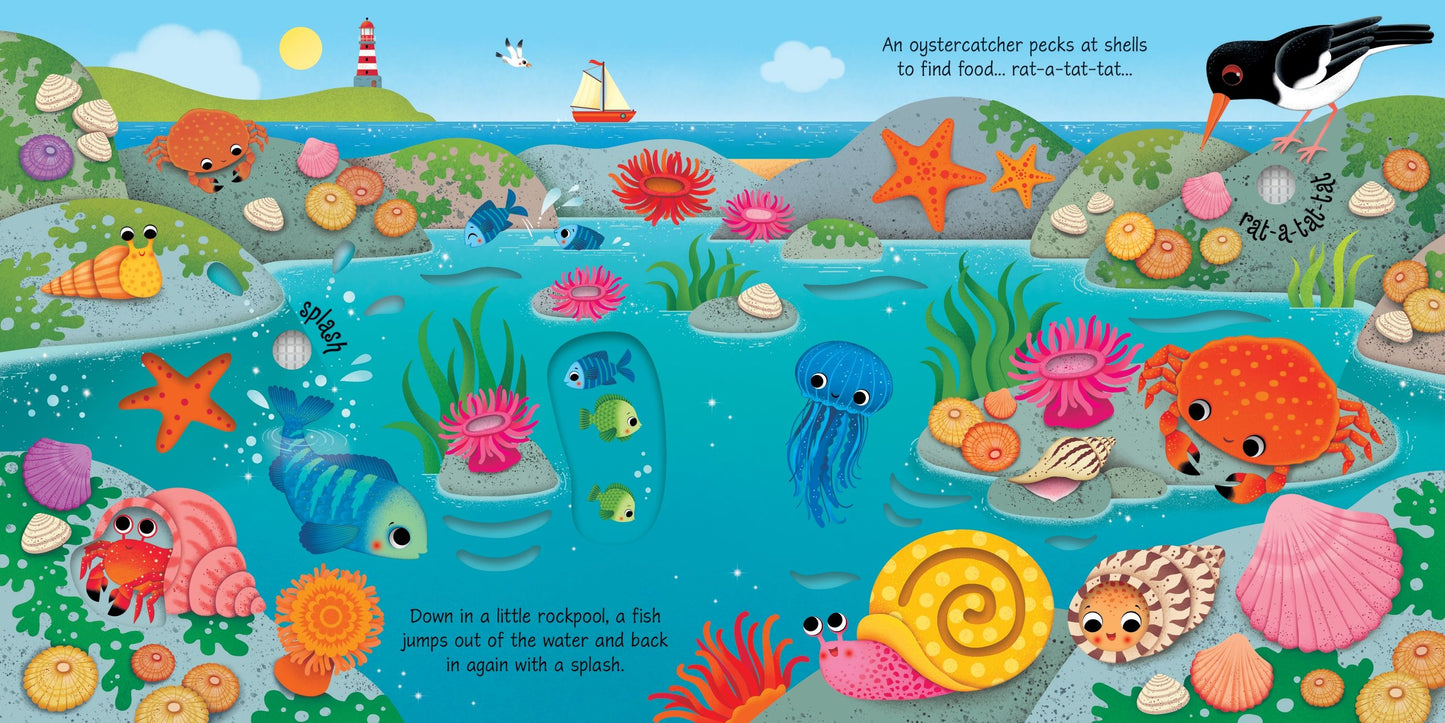 Carte sunete - Seashore Sounds, Usborne