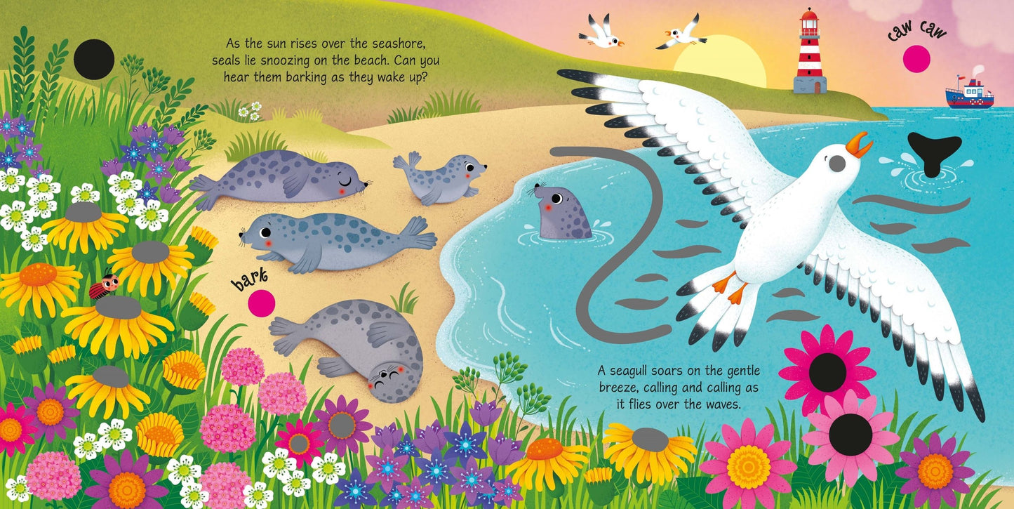 Carte sunete - Seashore Sounds, Usborne