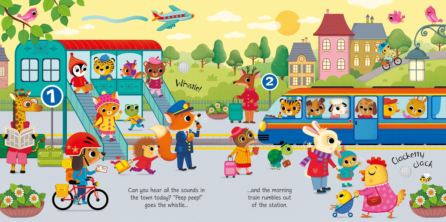 Carte sunete - Things That Go Sound Book, Usborne, 12 luni+