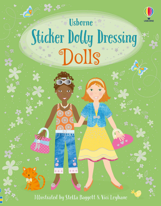Carte stickere - Sticker Dolly Dressing  Dolls, Usborne