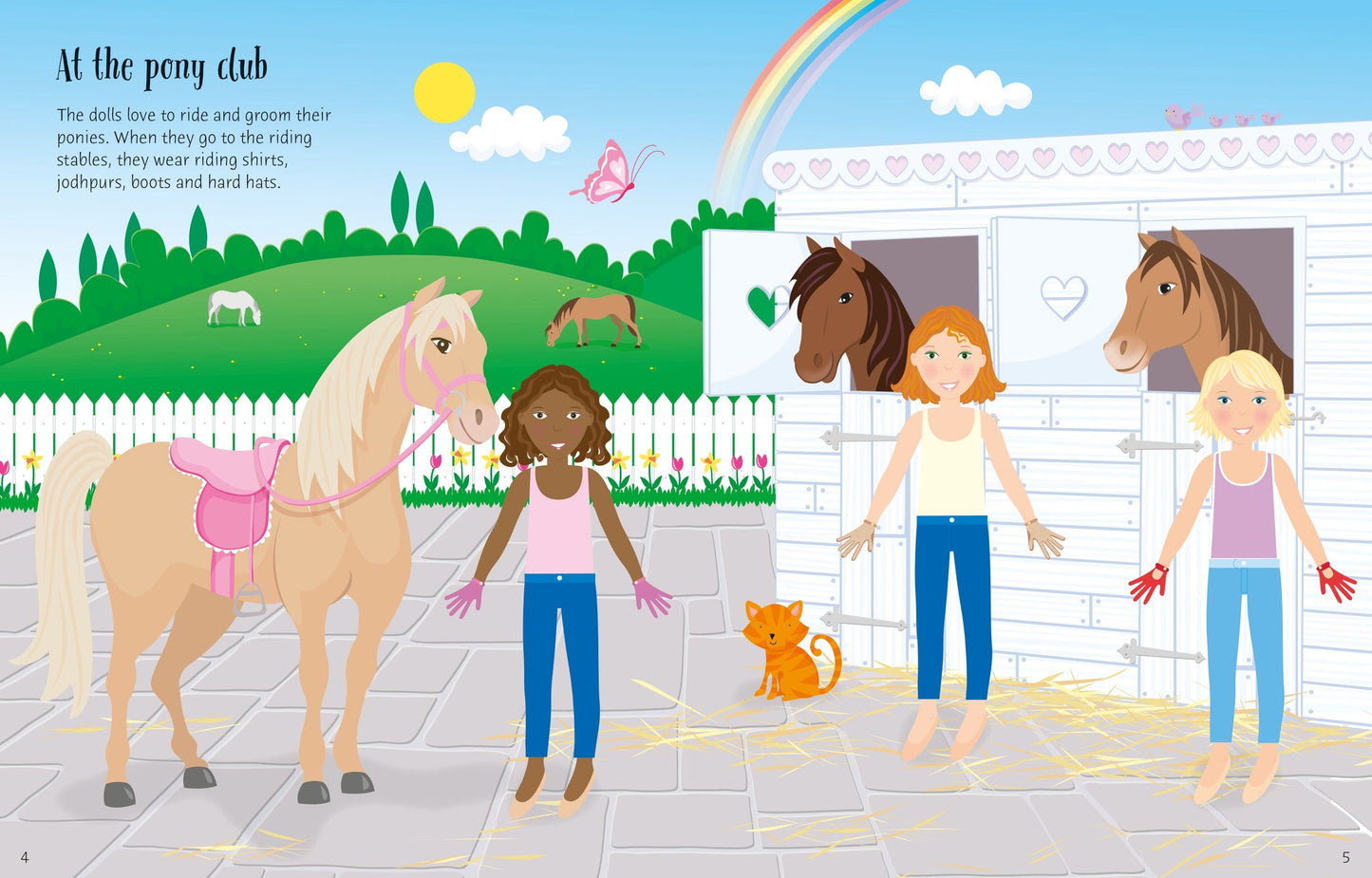 Carte stickere - Sticker Dolly Dressing Dolls, Usborne