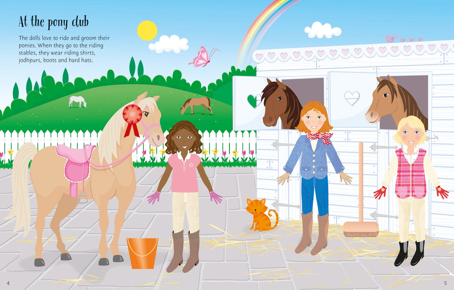 Carte stickere - Sticker Dolly Dressing Dolls, Usborne