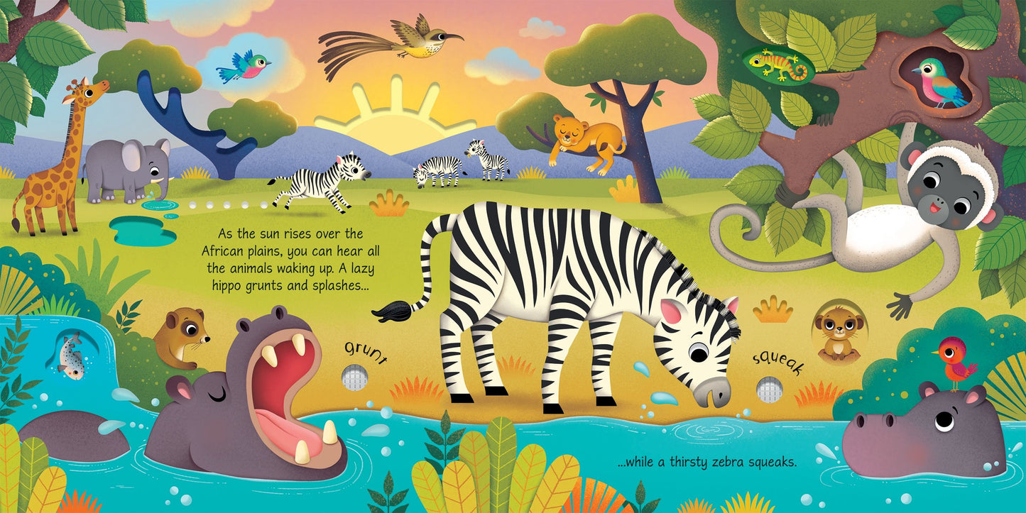 Carte cu sunete - Wild Animals Sound Book, Usborne