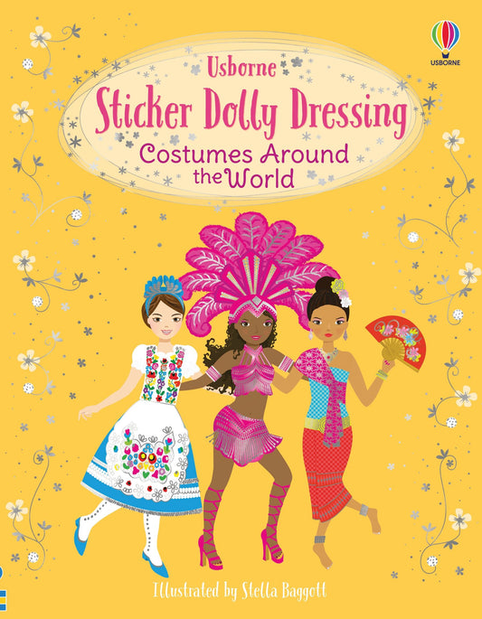 Carte stickere - Sticker Dolly Dressing  Costumes Around The World, Usborne