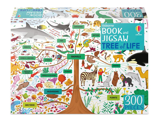 Set puzzle si carte - Usborne Book And Jigsaw: Tree Of Life, Usborne