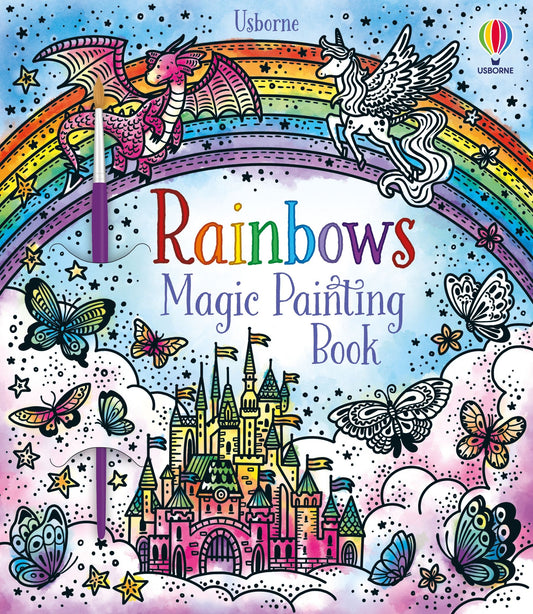 Carte pictură cu apă - Magic Painting Rainbows, Usborne
