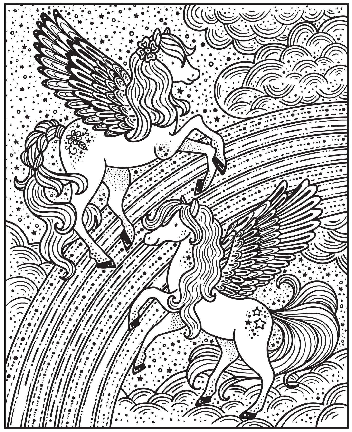 Carte pictură cu apă - Magic Painting Rainbows, Usborne