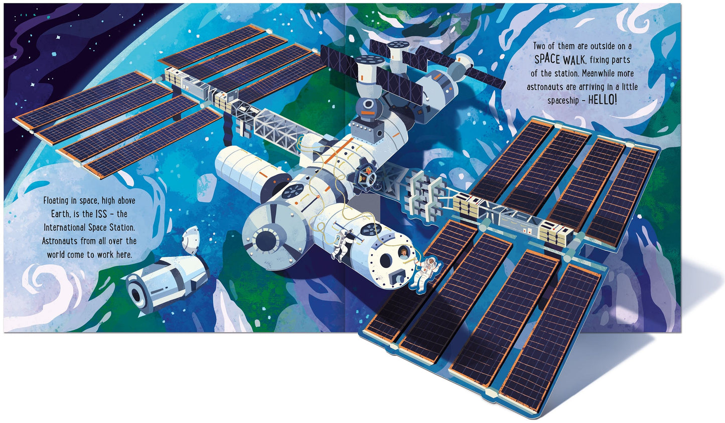 Carte 3D - Pop-Up Space, Usborne