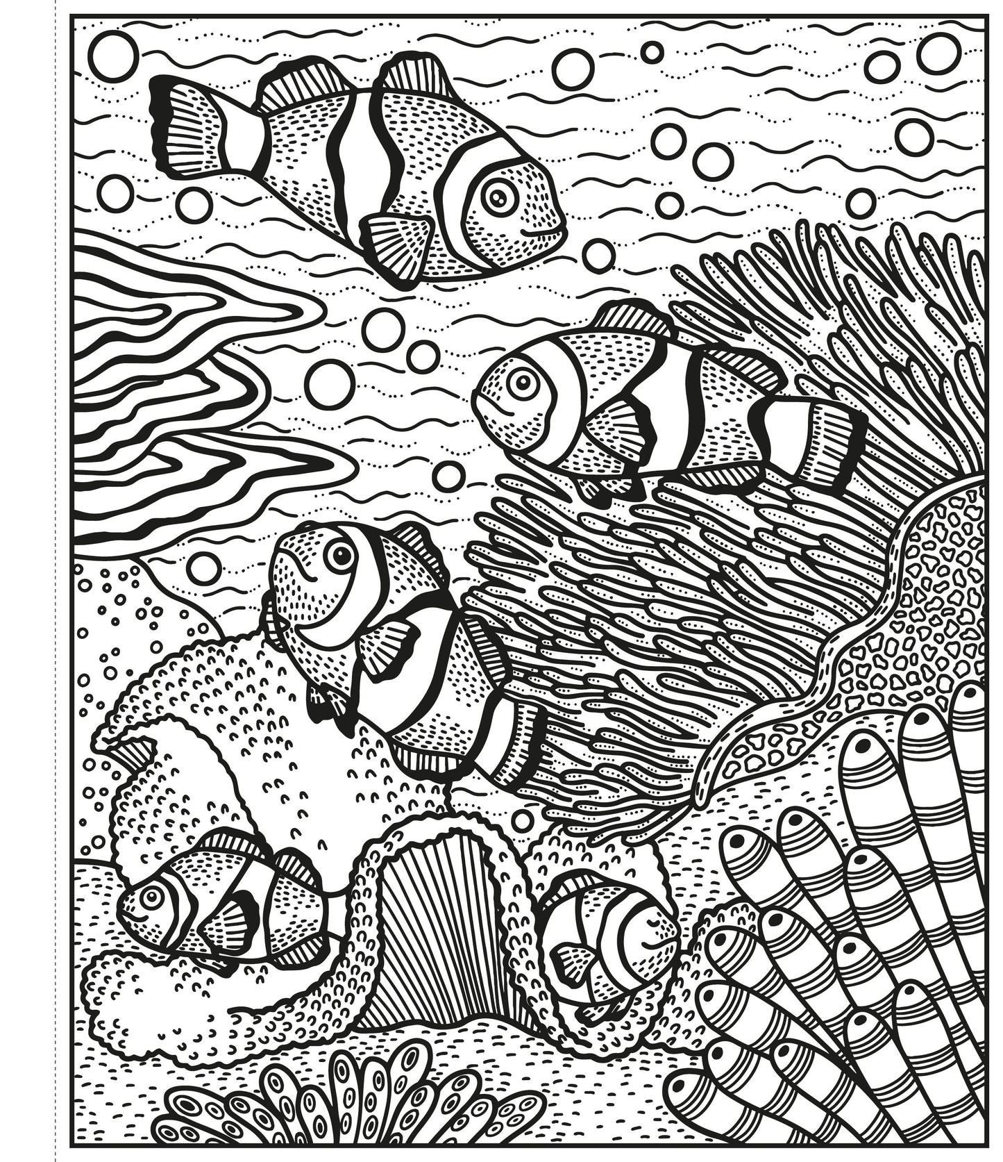 Carte pictură cu apă - Magic Painting Coral Reef, Usborne