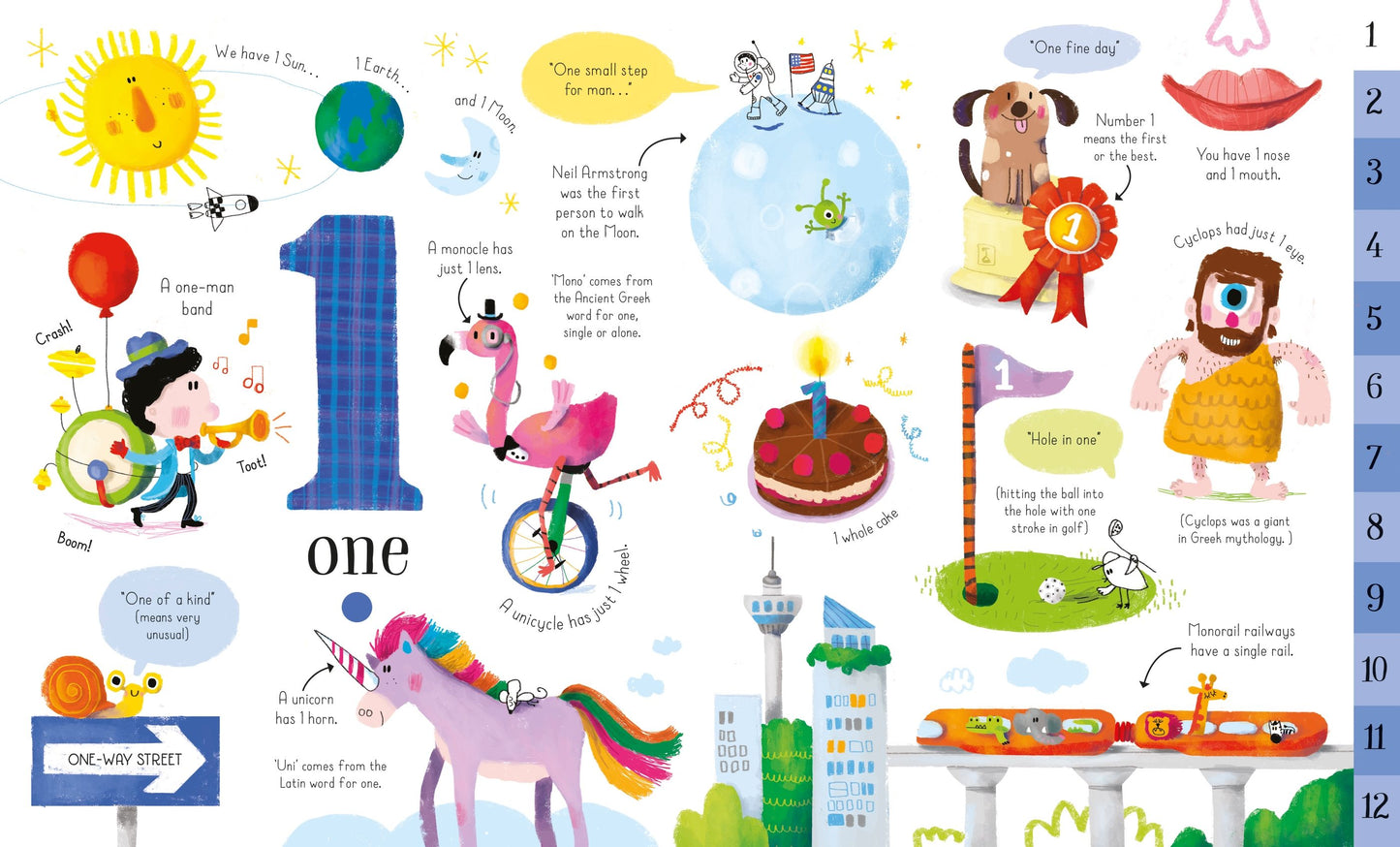 Set puzzle si carte - Book and Jigsaw Numbers, Usborne